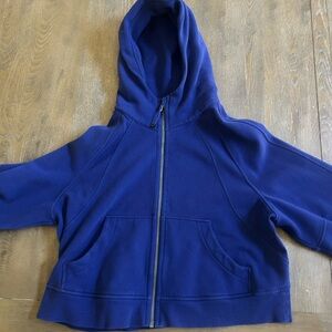 lululemon athletica Deep Blue scuba Hoodie
